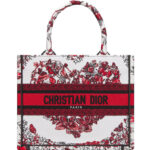 Christian Dior Small Dior Book Tote Red